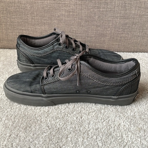 Vans Chukka Low (Denim) Black/Pewter UltraCush Sneakers - Picture 4 of 10
